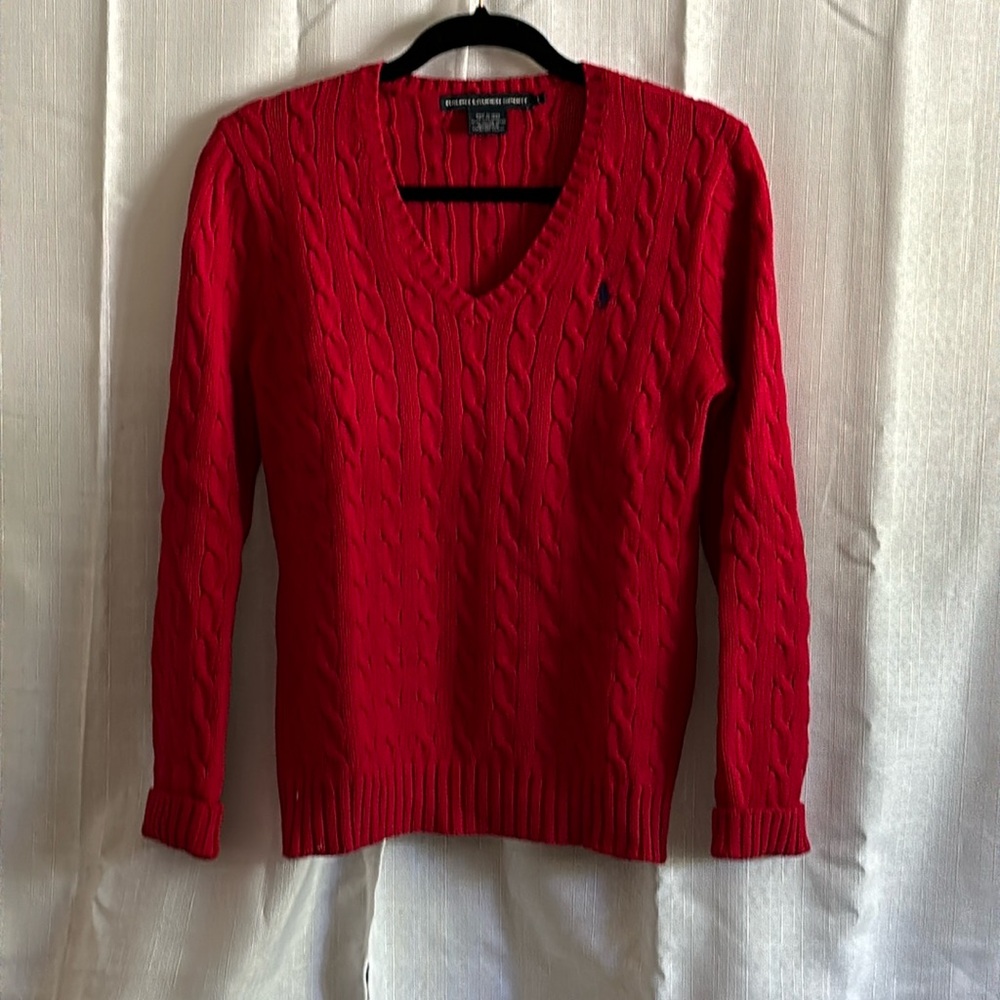 Ralph Lauren Sport Red Sweater